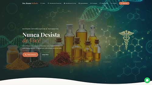 Print do site Dra. Renata Melhado